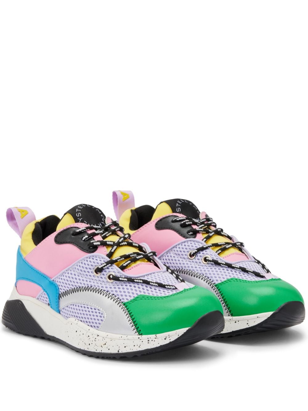 Stella McCartney Kids Sneakers met colourblocking Groen