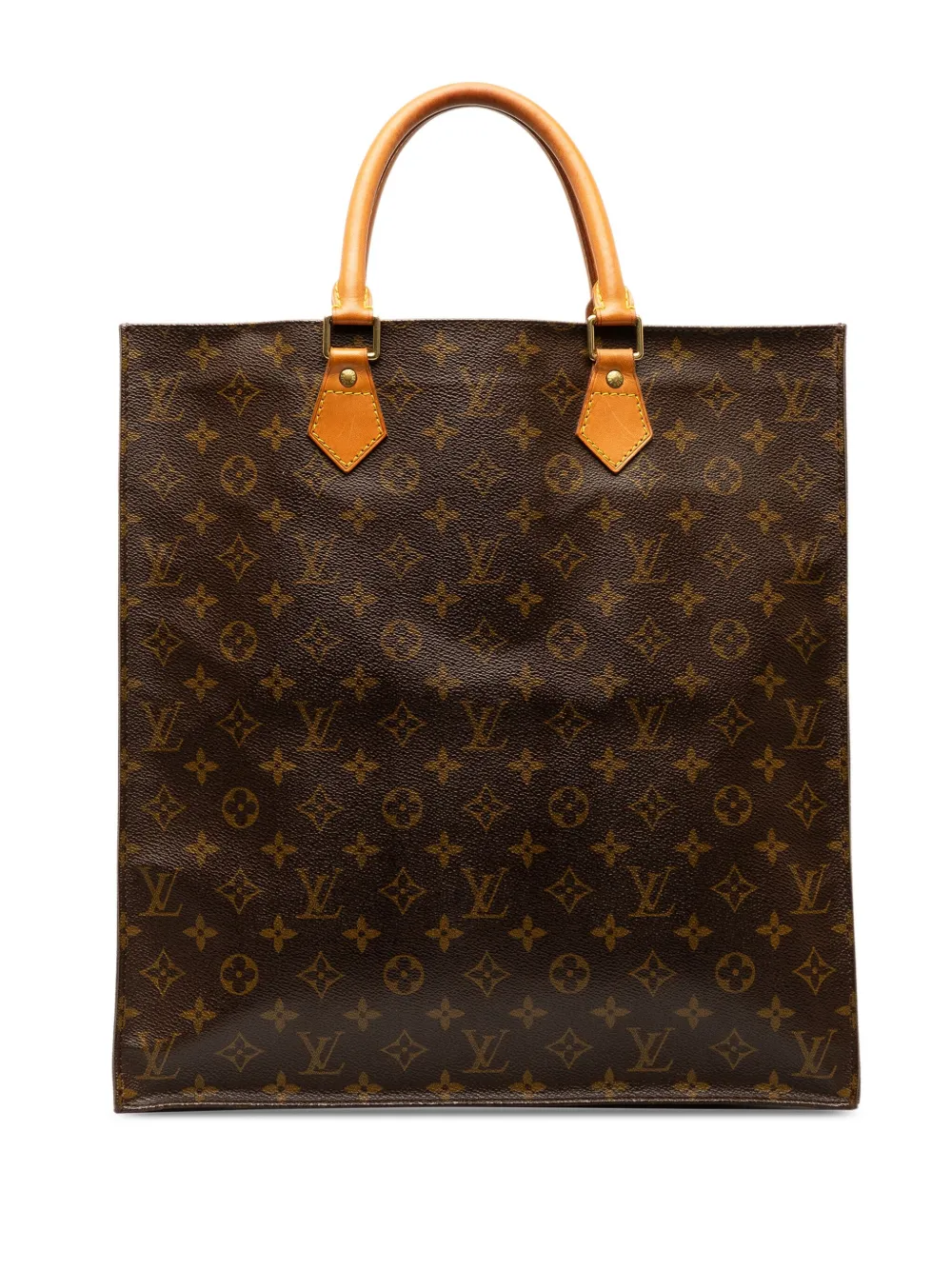Louis Vuitton Pre-Owned 2002 Monogram Sac Plat tote bag - Bruin