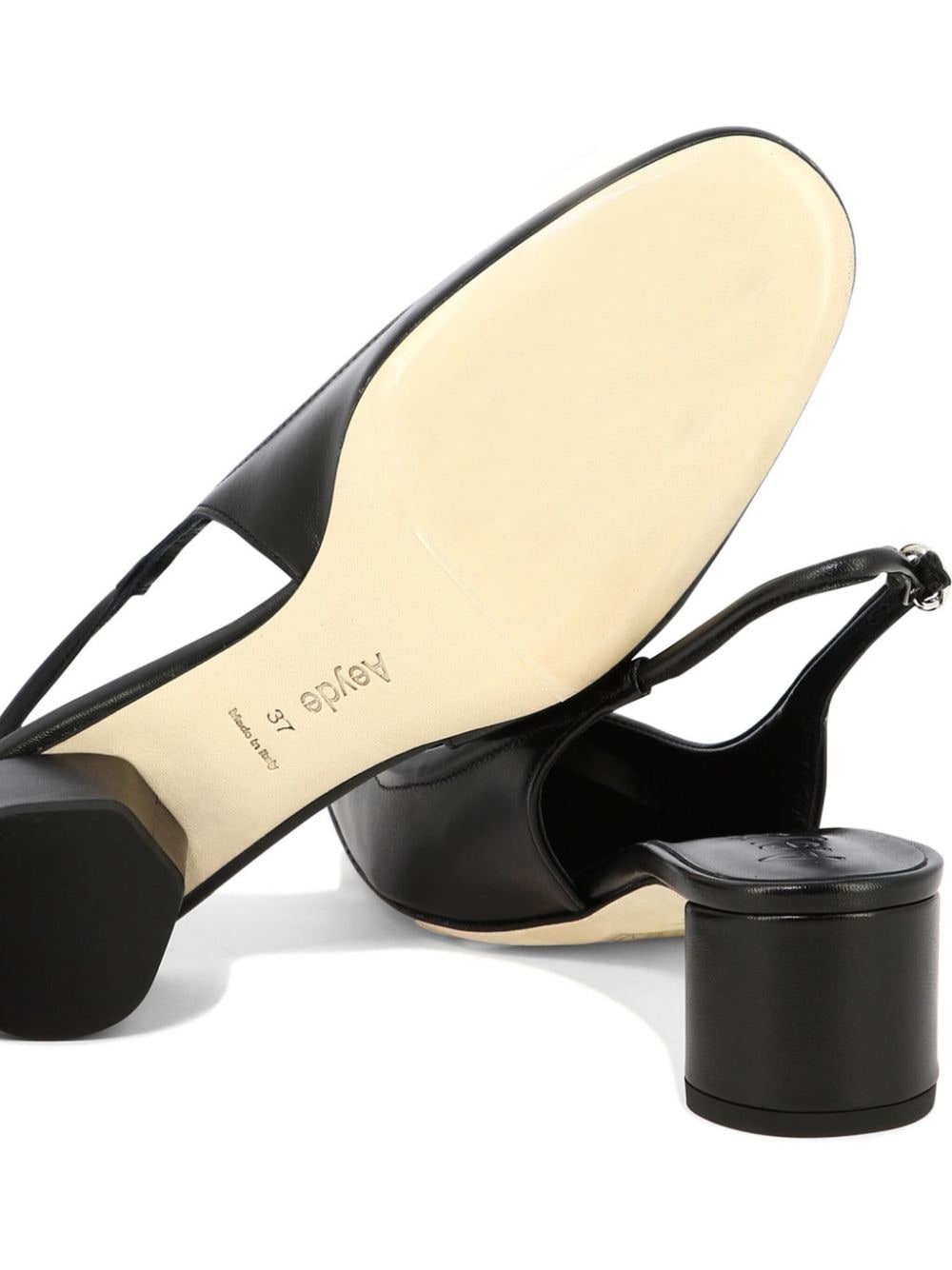 Shop Aeyde Romy 55mm Leather Pumps In Black