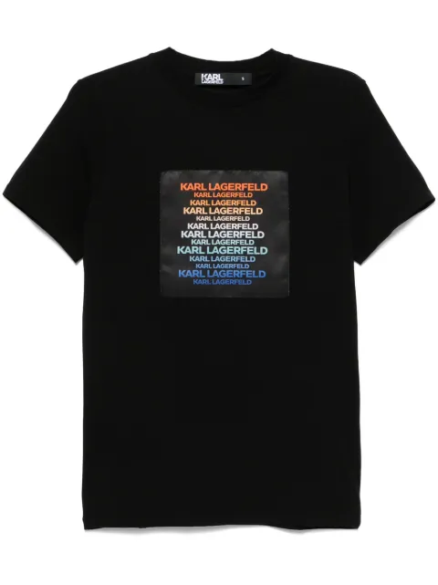 Karl Lagerfeld logo-patch T-shirt