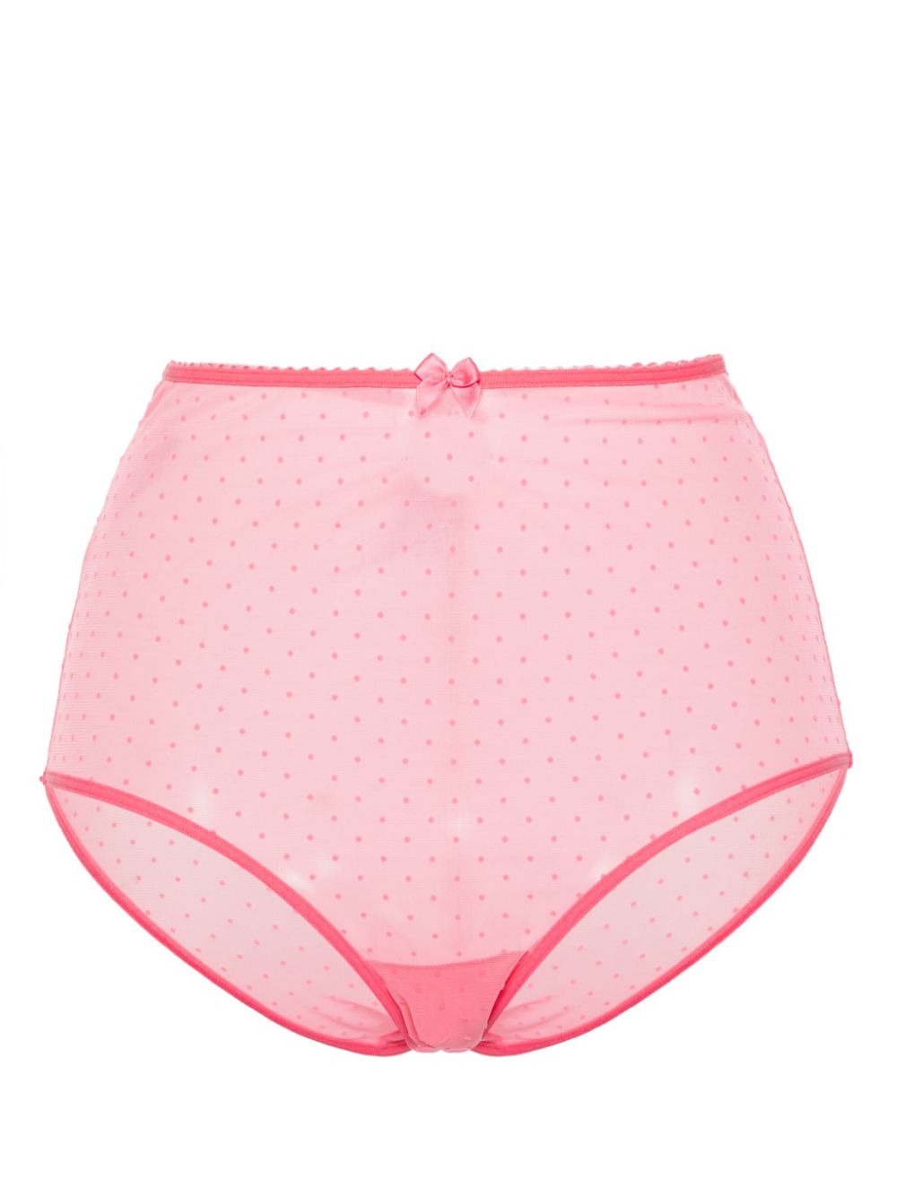 Peekaboo high-waisted briefs