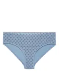 Marlies Dekkers Snowflake glittered brazilian briefs - Blue