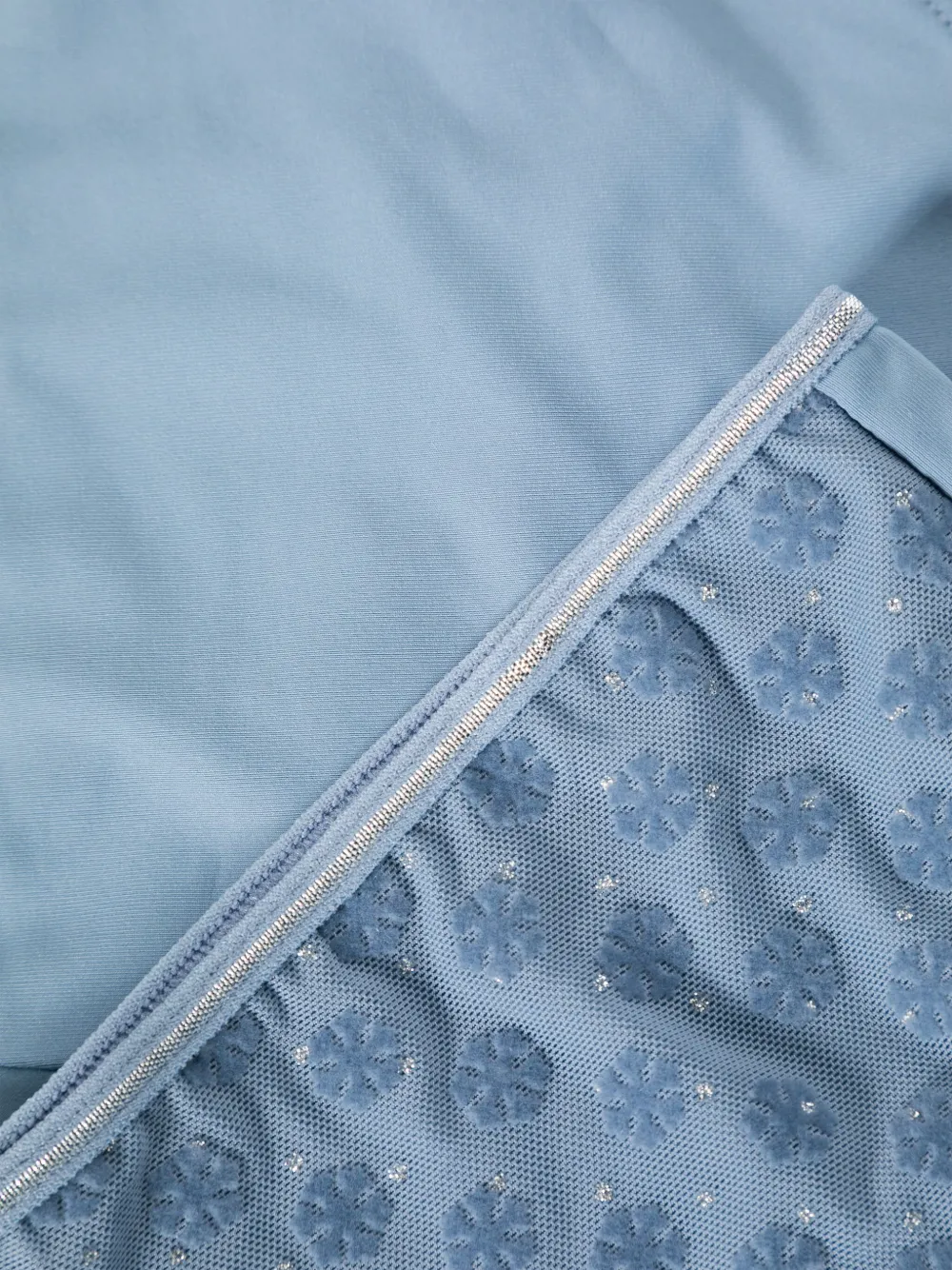 MARLIES DEKKERS SNOWFLAKE GLITTERED BRAZILIAN BRIEFS
