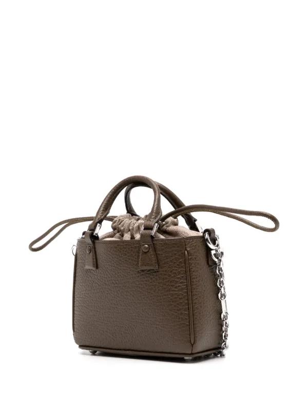 Maison Margiela 5AC Horizontal レザーハンドバッグ Maison Margiela 5AC Horizontal レザーハンドバッグ | ホワイト