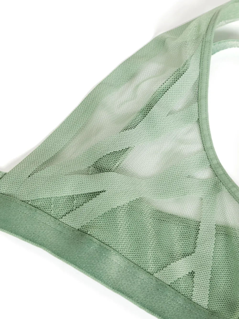 Shop Marlies Dekkers The Illusionist Plunge Bra In Green
