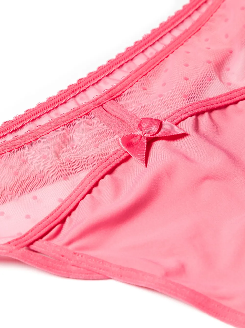 MARLIES DEKKERS PEEKABOO BOW-DETAIL THONG 