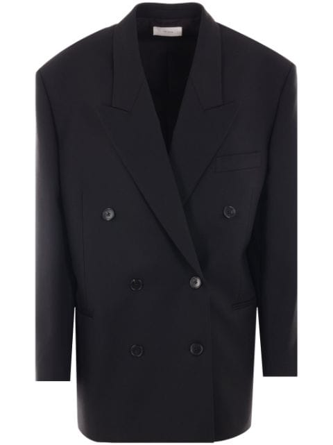 The Row double-breasted wool coat