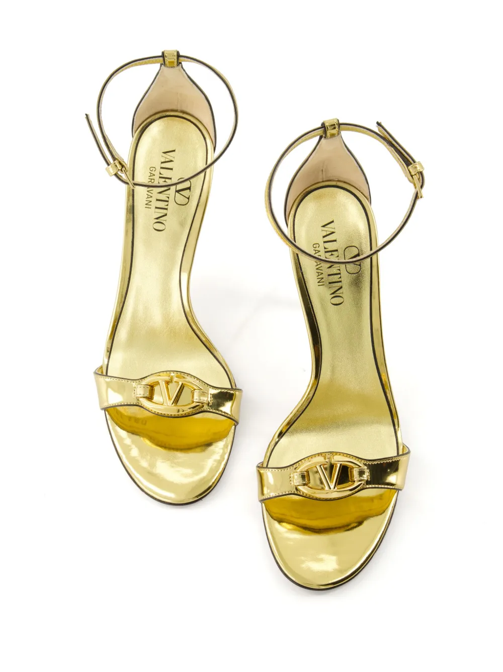 Valentino Garavani Vロゴ 100mm シグネチャーサンダル