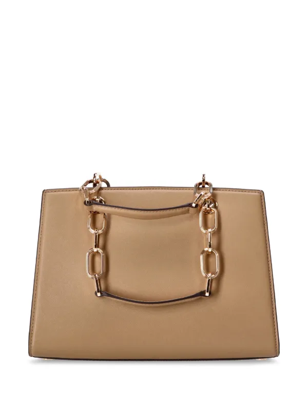 Michael kors cynthia medium leather satchel on sale