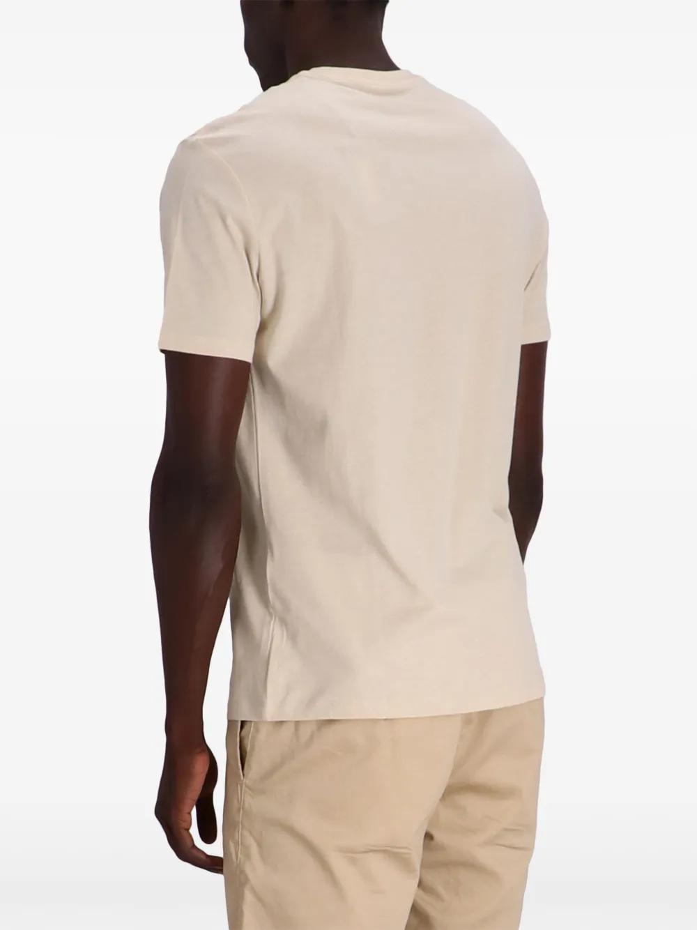 Armani Exchange T-shirt met logoprint Beige