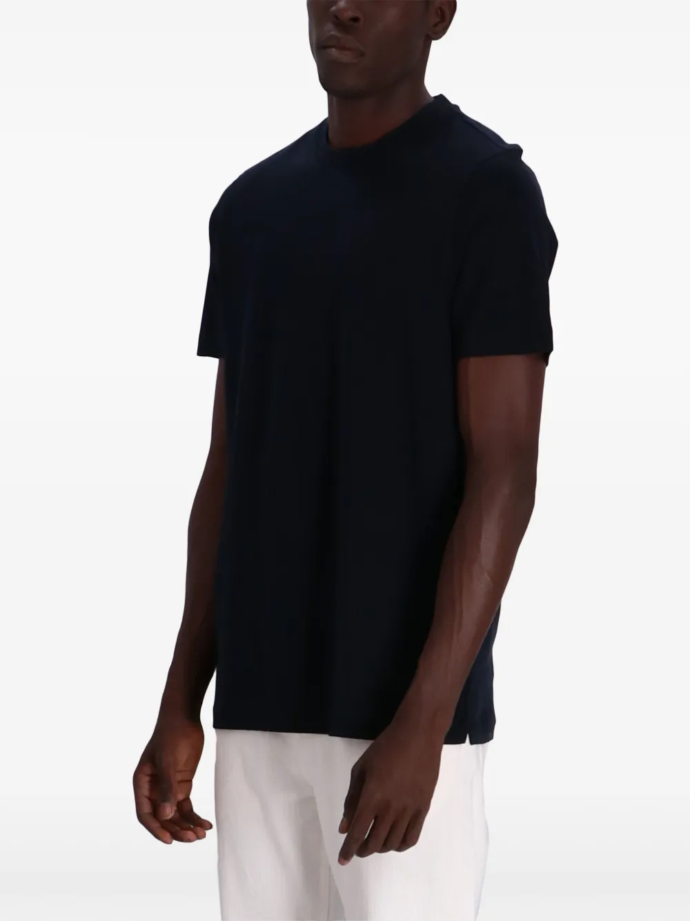 BOSS T-shirt met ronde hals Blauw