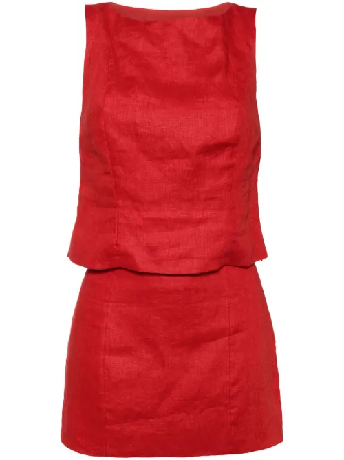 Tailleur-jupe Grace en lin - Reformation - Modalova