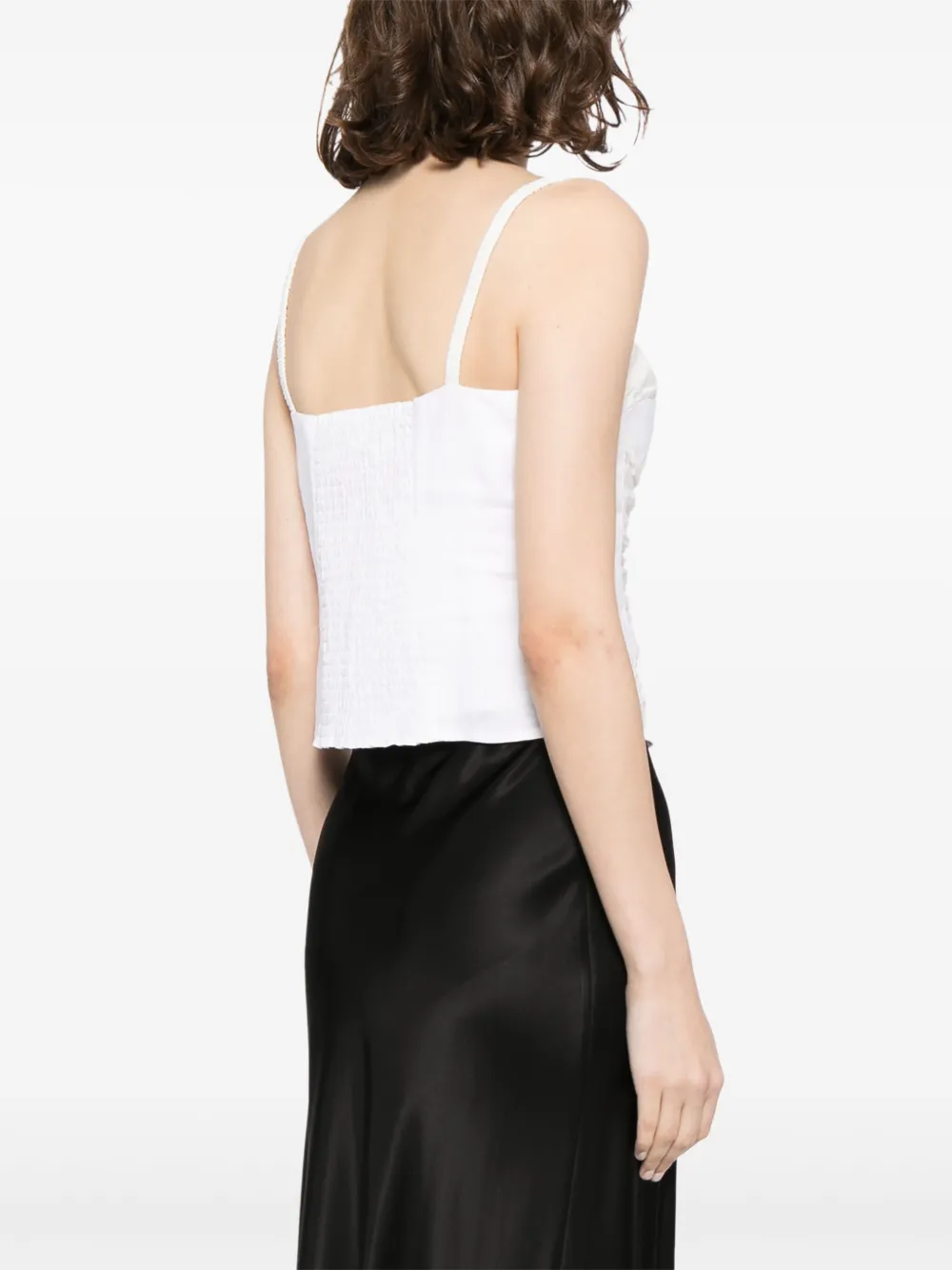 Reformation Emery linnen top Wit