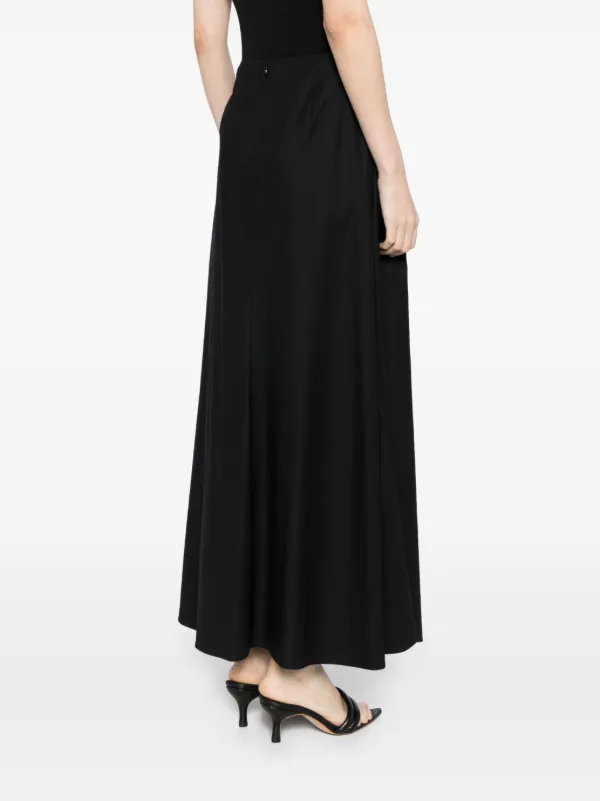 Reformation Lucy A-line Maxi Women Skirt - Black Reformation Lucy A-line Maxi Women Skirt - Black