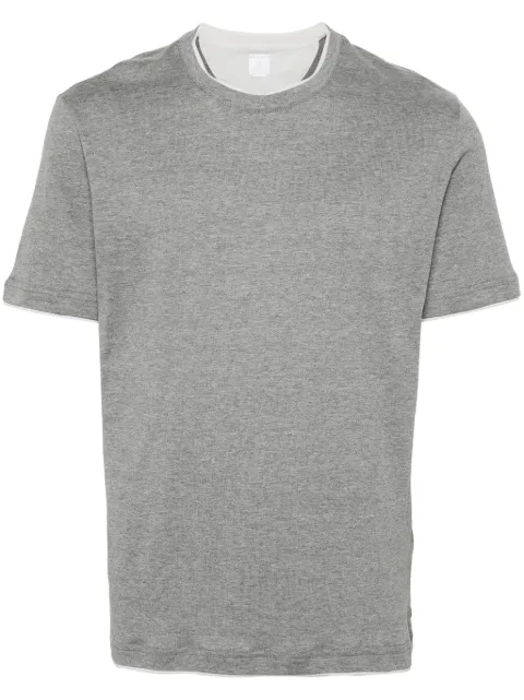 Eleventy mélange-effect T-shirt