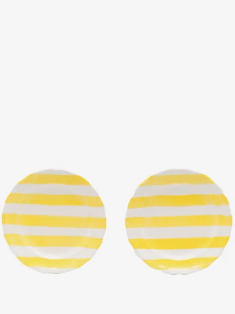 Les-Ottomans Gestreifter Teller (2er-Set)