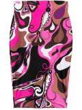 PUCCI abstract-print skirt - Brown