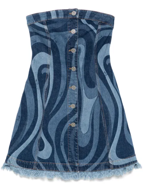 PUCCI vestido corto con estampado Iride