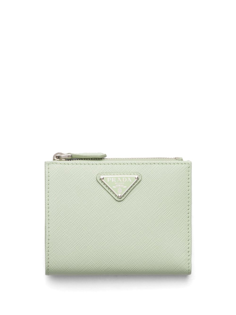 Prada Leren portemonnee Groen