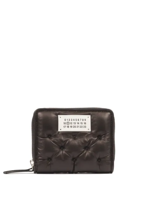 Maison Margiela Numbers-motif padded leather wallet Women