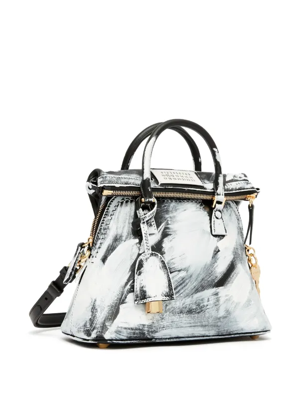 【MARGIELA】5ACハンドバッグ Maison Margiela 5AC ハンドバッグ L | ブラック | FARFETCH JP