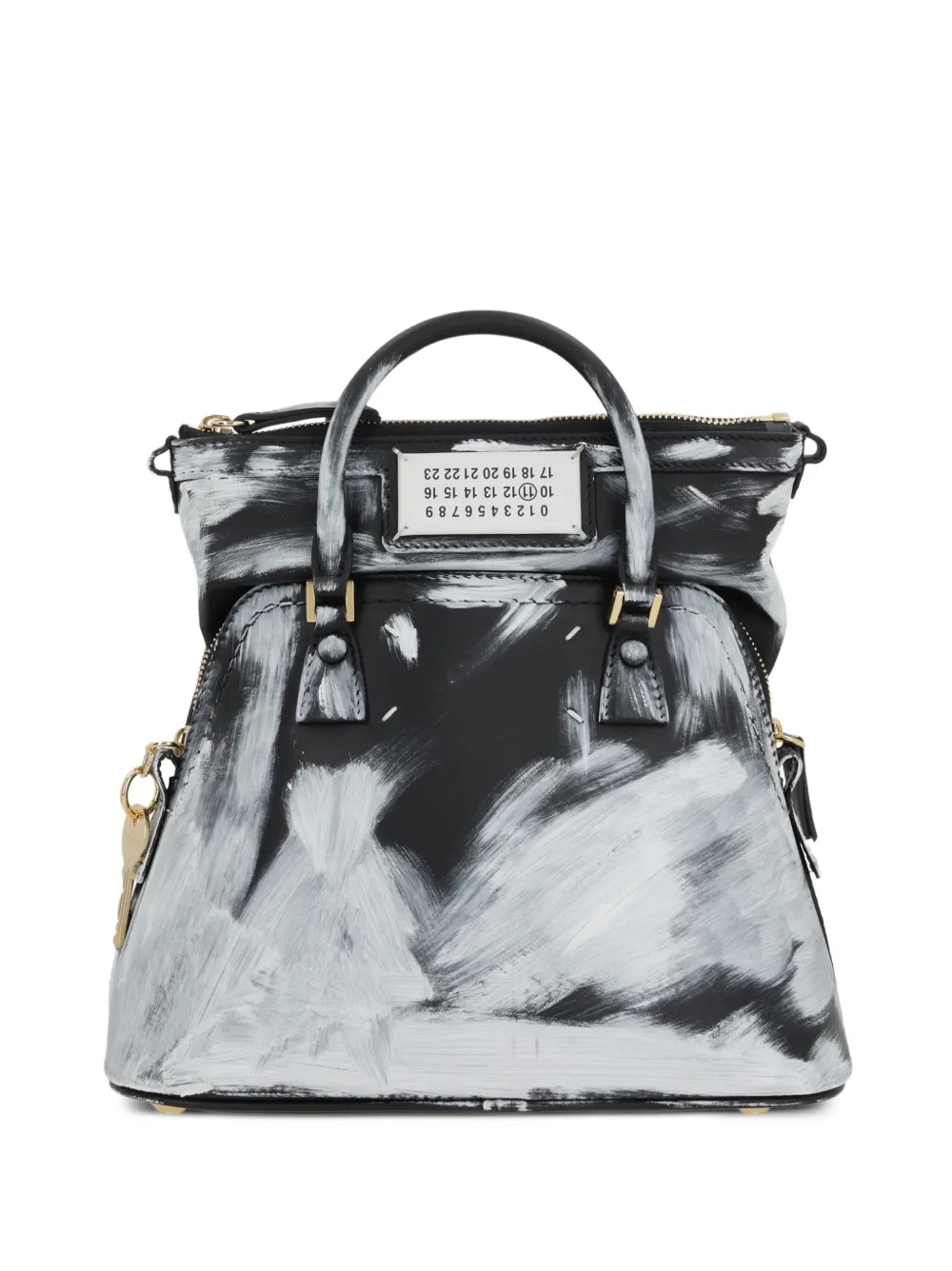 Maison Margiela 5AC Classique Bianchetto mini-shopper Zwart