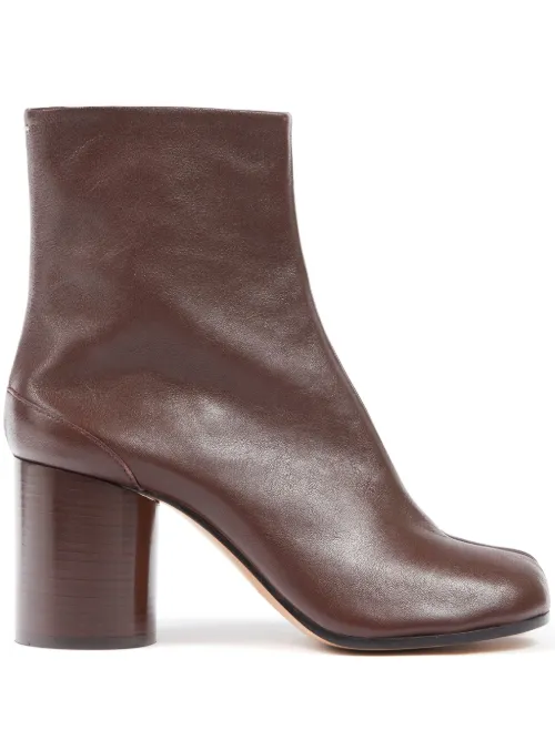 Bottines à bout Tabi 80 mm en cuir - Maison Margiela - Modalova