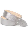 Maison Margiela metallic-effect leather belt - Silver