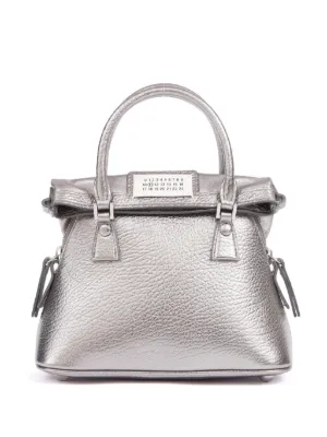 Maison Margiela 5AC Classique Micro Tote Bag | Grey | FARFETCH