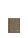 Maison Margiela Four Stitches tri-fold leather wallet - Brown