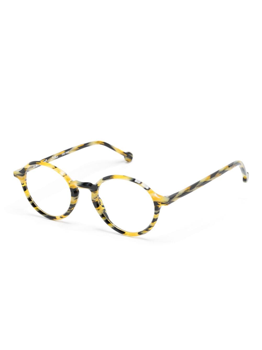 L.A. EYEWORKS Buck bril met rond montuur - Geel