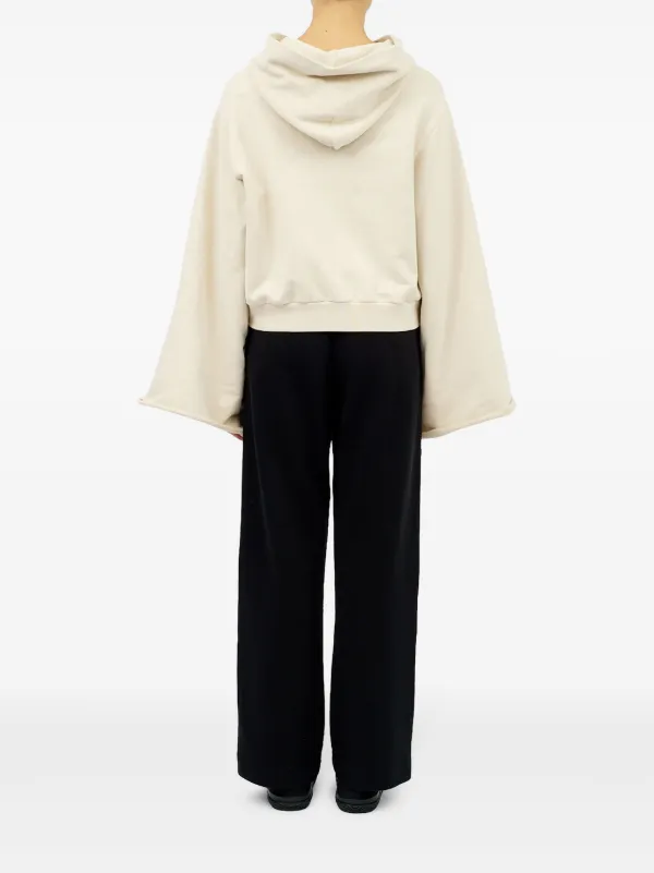 【関税＆送料込み】Mm6 Maison Margiela Off-Shoulder Hooded MM6 MAISON MARGIELA | Off-Shoulder Hooded Cotton Sweatshirt