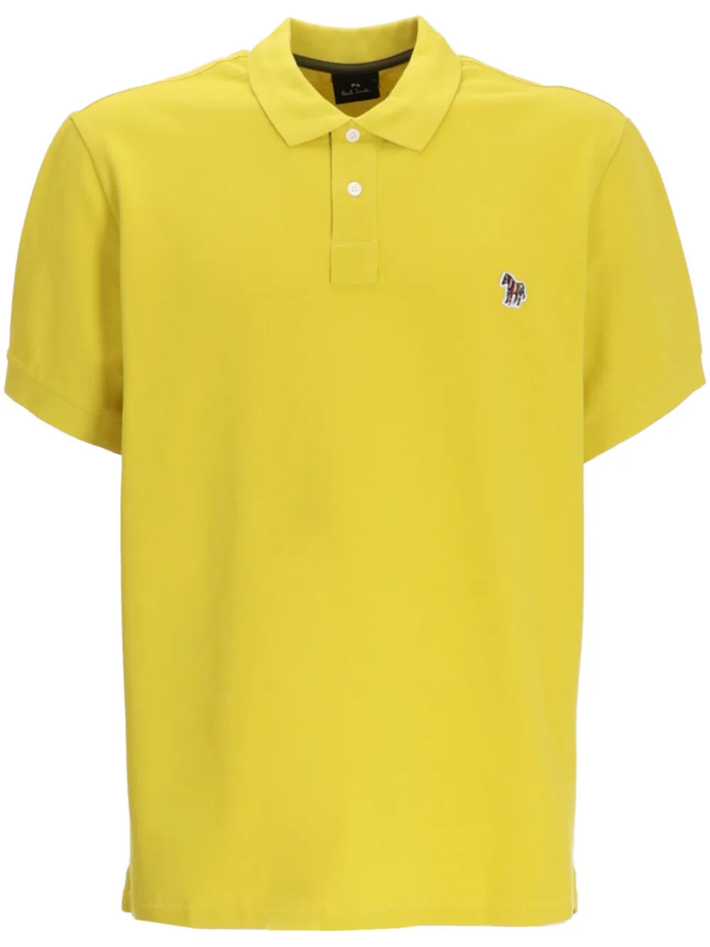 Paul Smith Logo Cotton Polo Yellow