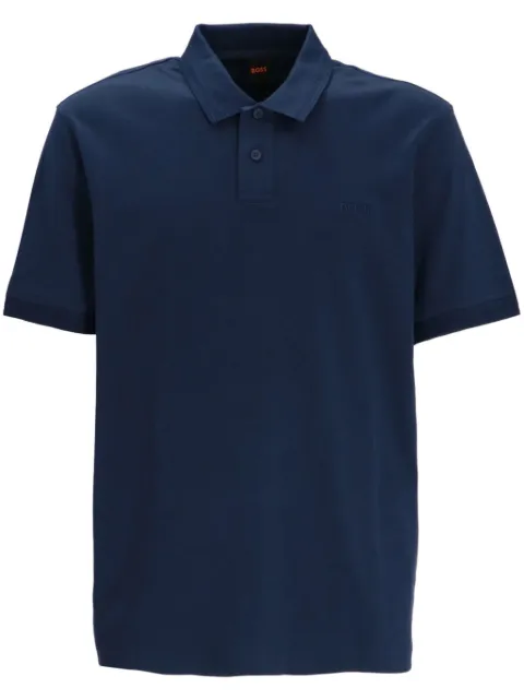 BOSS Poloshirt mit Logo-Stickerei