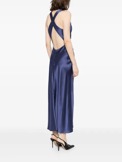 Reformation Casette draped silk dress 1311240 - 3