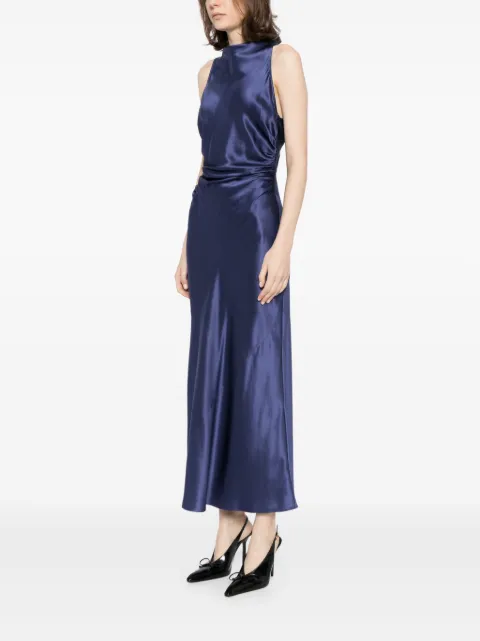 Reformation Casette draped silk dress 1311240 - 2