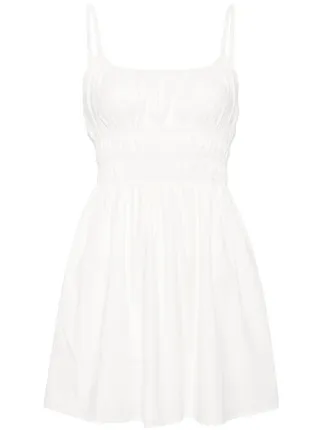 Reformation Kathleen spaghetti-straps Mini Dress | White | FARFETCH UZ