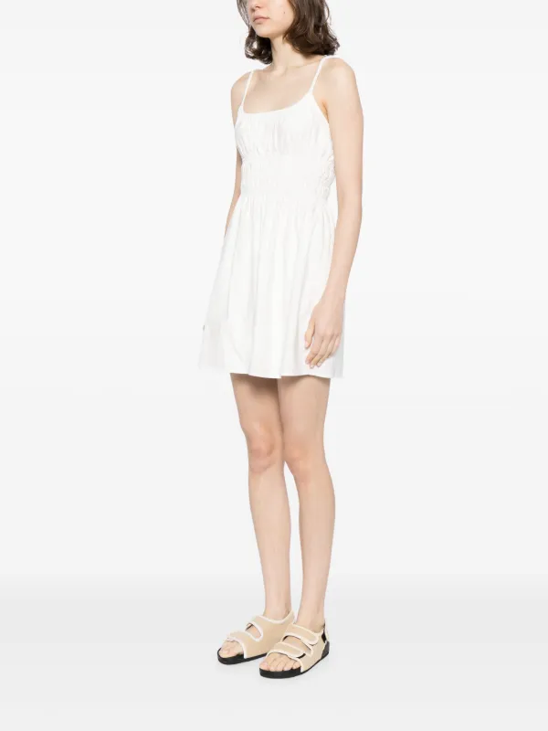 white dress with colorful flowers Suzette Floral Embroidered Midi – Frock and Frill length finish Long Sleeve Burberry Men's Talla/Size:1T H2510