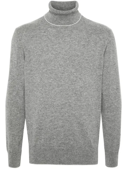 Eleventy mélange-effect knitted jumper