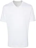 Eleventy layered-details cotton T-shirt - Neutrals