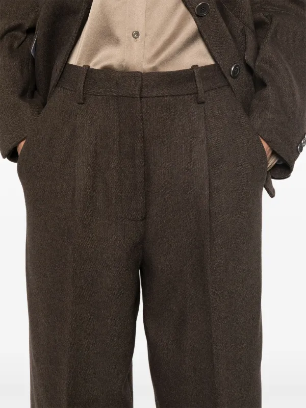 Helmut Lang Zoot Trousers | Brown | FARFETCH
