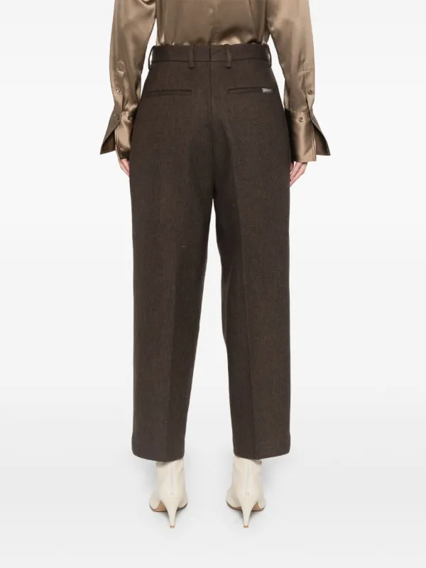 helmut lang Pants Sailor Button Front Black Stretch Cotton