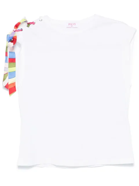 PUCCI playera con detalle de moño