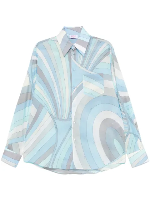 PUCCI camisa con estampado Iride