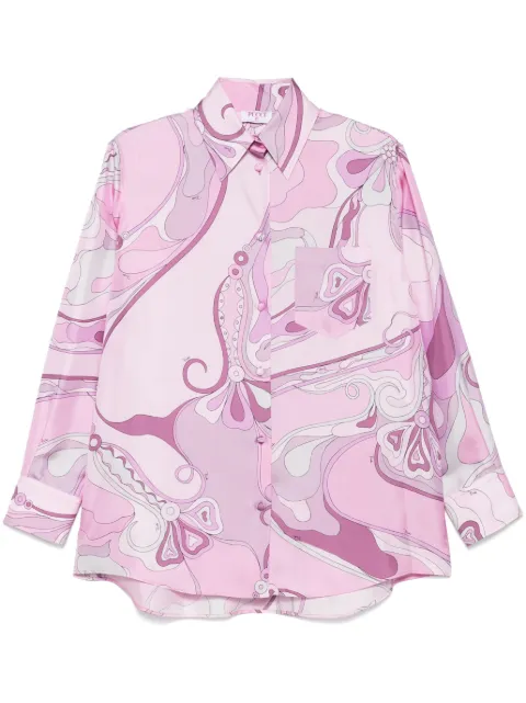 PUCCI camisa con estampado Orchidee