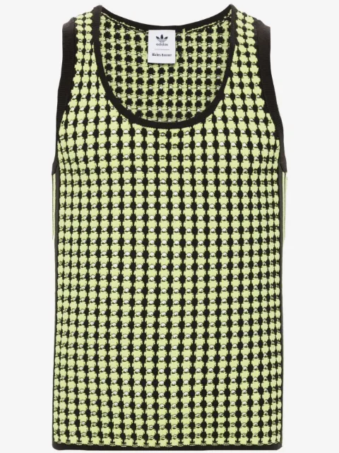 adidas chaleco de crochet con motivo pied de poule
