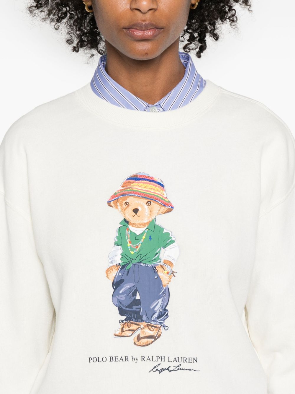 Polo Ralph Lauren Polo Bear-print cotton sweatshirt Women