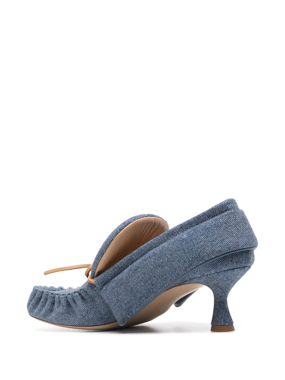 JW Anderson 80 mm pumps met moc stiksel Blauw