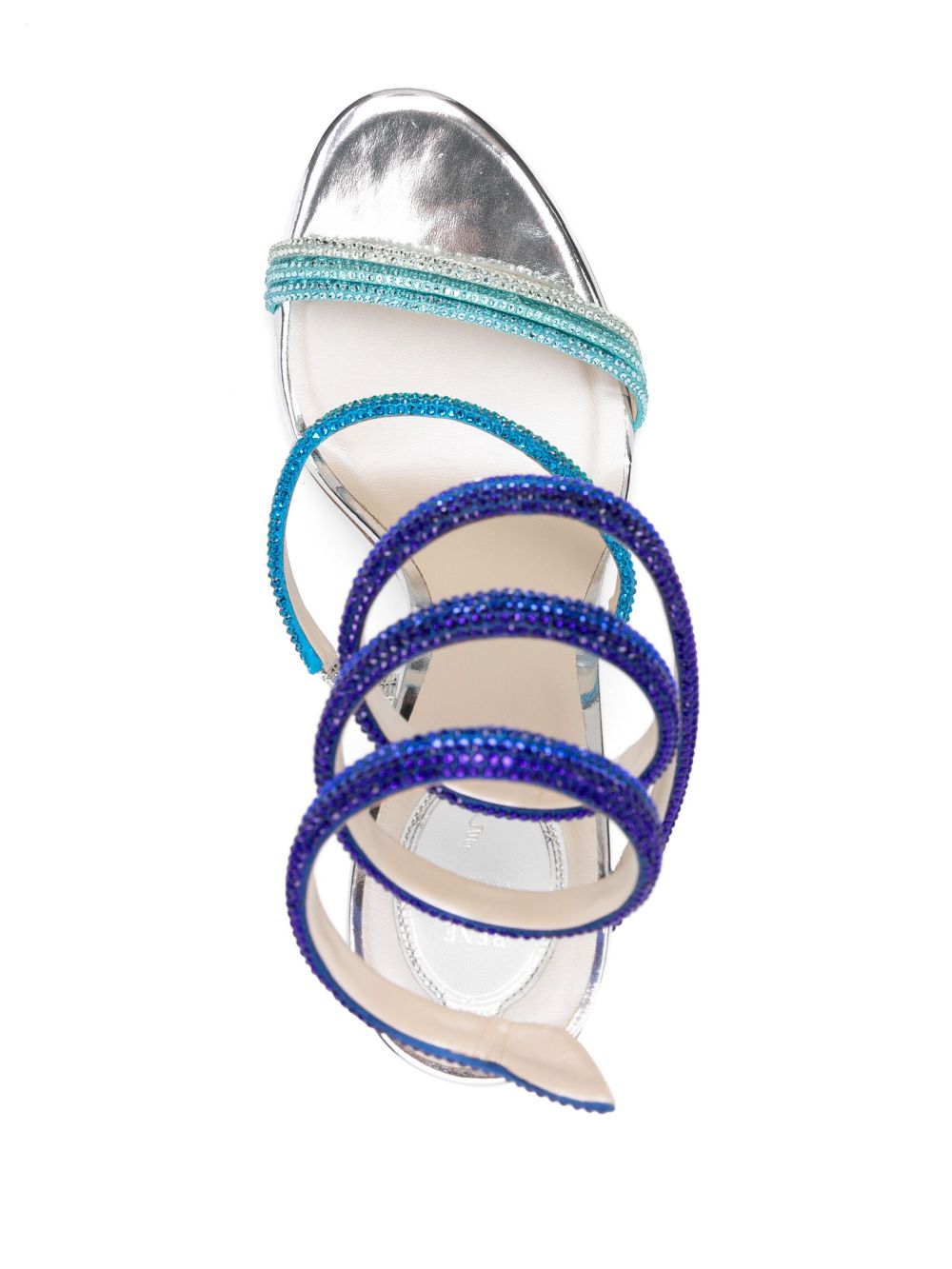 René Caovilla 105 mm Cleo sandalen Blauw