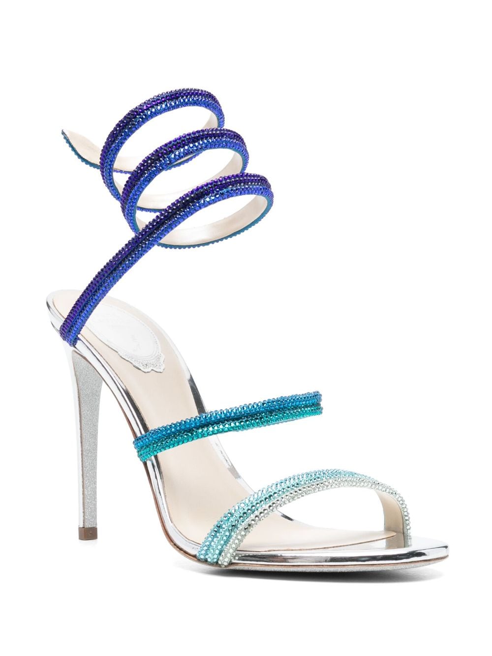 René Caovilla 105 mm Cleo sandalen - Blauw